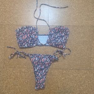 Floral Print Bikini Set